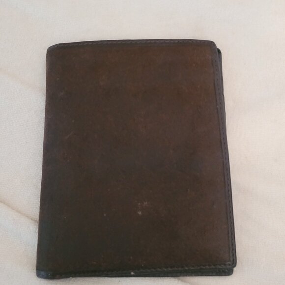 Brown Suede Wallet - Picture 1 of 3